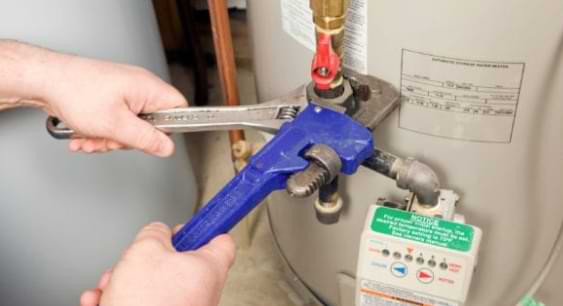 What are the common causes of the hot water system leaking